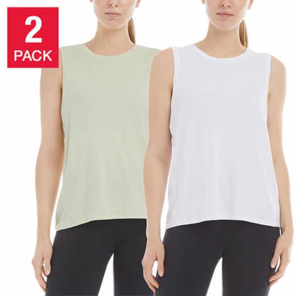 Danskin Ladies' Breathe Tank, 2-pack